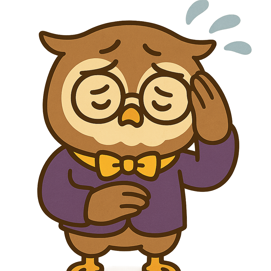 イメージキャラクター 困り顔