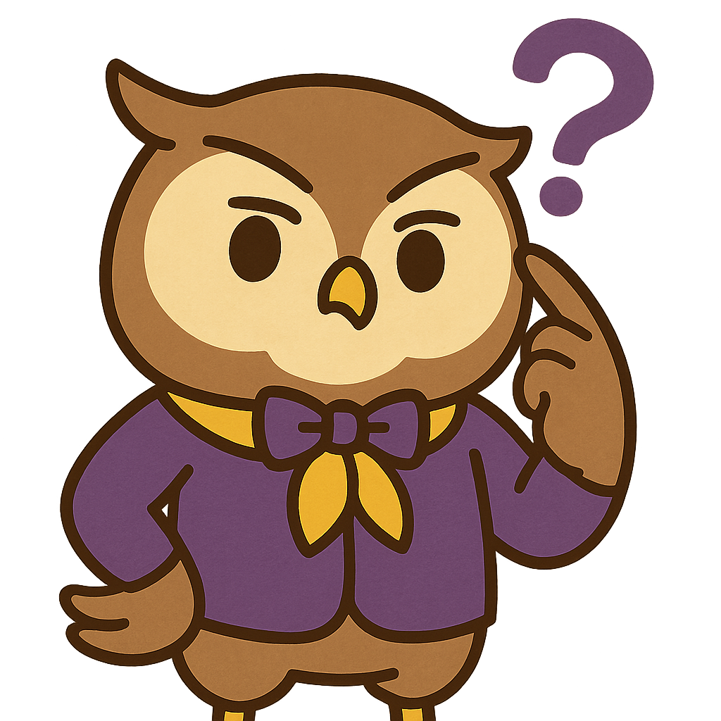 イメージキャラクター　疑問を解決
